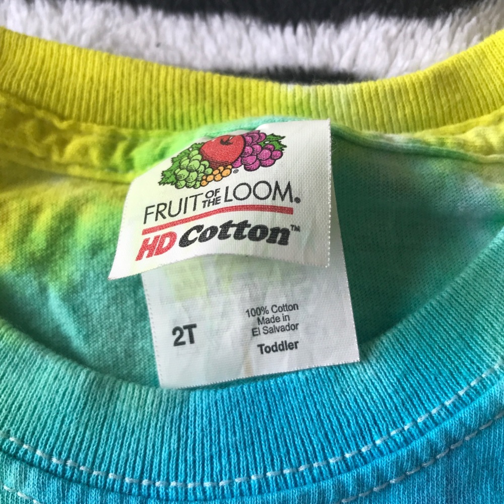 2T Tie Dyed kids shirt - Picture 2 of 3